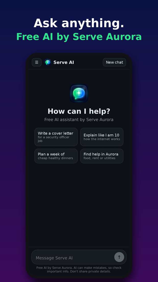 Serve AI preview