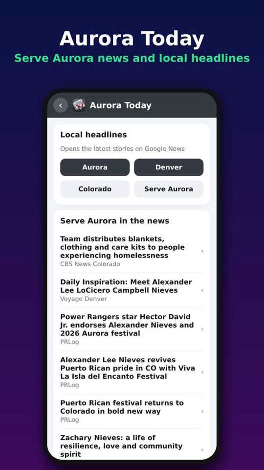 Aurora Today preview