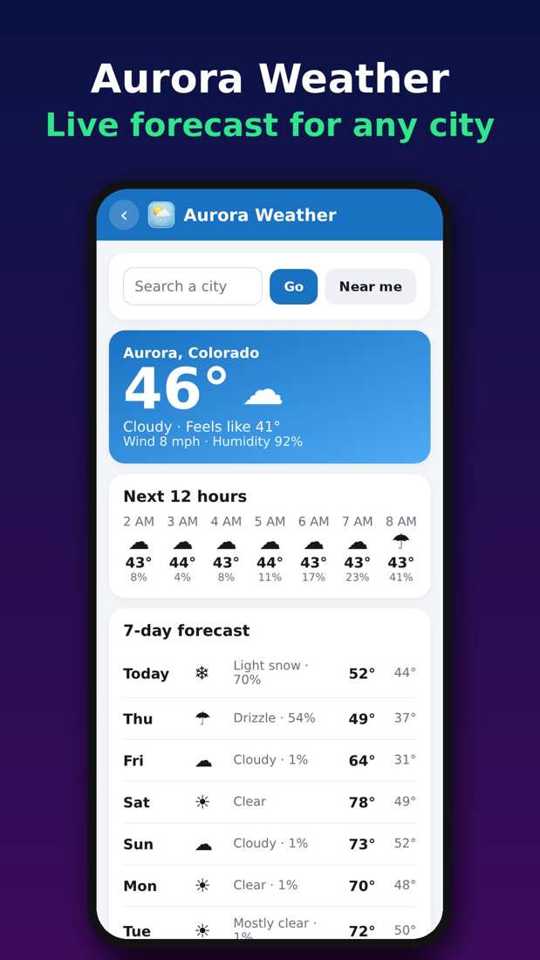 Aurora Weather preview