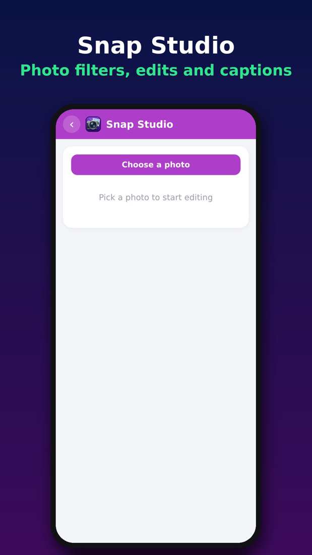 Snap Studio preview