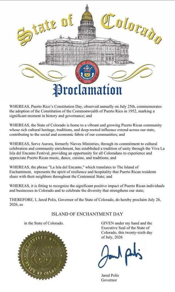 State of Colorado: Island of Enchantment Day 2026